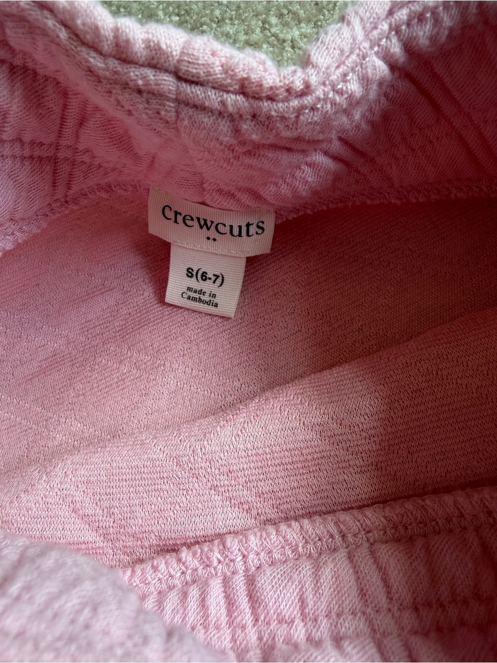 Crewcuts Soft Pink Kids Hoodie Sweatshirt